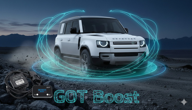 GOT Boost Car Booster throttle AI device Compatible Endeavour,Defendar,RangeRover Mustang Electronic Fuel Injection Throttle