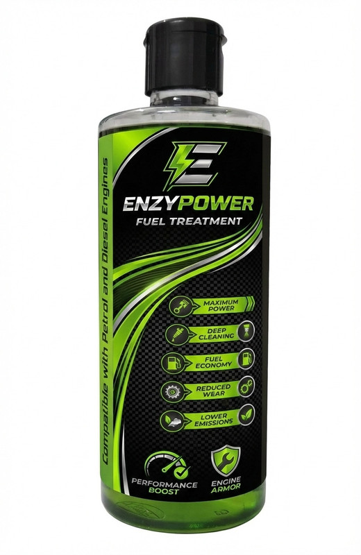 Formula 9x Enzypower Fuel Treatment Petrol & Diesel Engines | Compactible with E20 Fuel | Fuel Injector Cleaner(500 ml)
