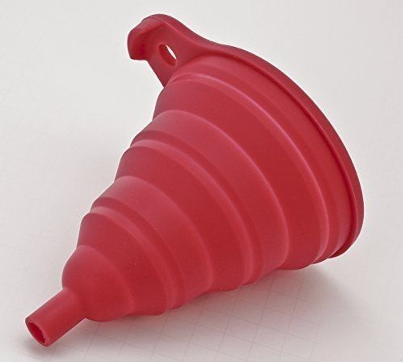 WAVEX INTERNATIONAL Collapsible Silicone Funnel Set,1 Pack Large and Wide Fold Funnels for Kitchen Oil Food and Water Bottling Silicone Funnel Set(Multicolor, Pack of 1)