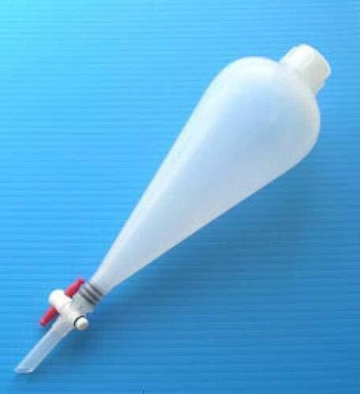NAUDH Separatory Polypropylene Funnel(White, Pack of 1)