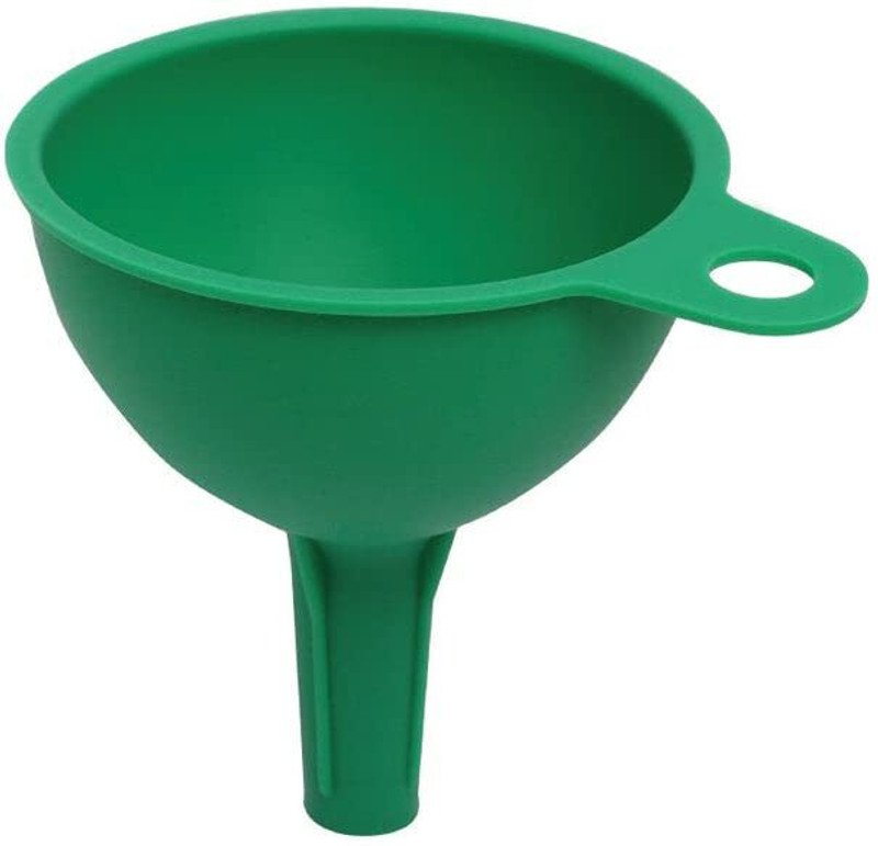 Glaciers Food Grade, Pouring Oil, Sauce, Water, Medium, Multicolor, 1 Piece Plastic Funnel(Green, Pack of 1)