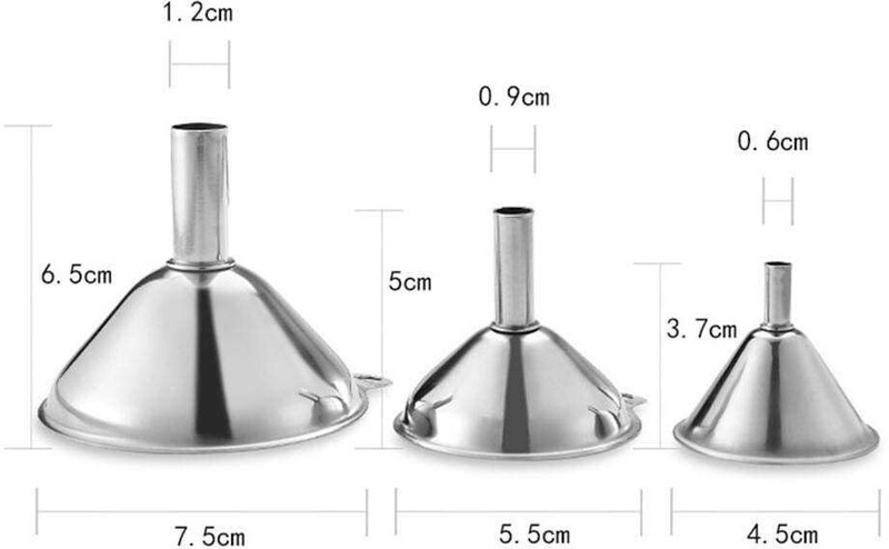 Imegaz Steel Funnel(Steel, Pack of 1)