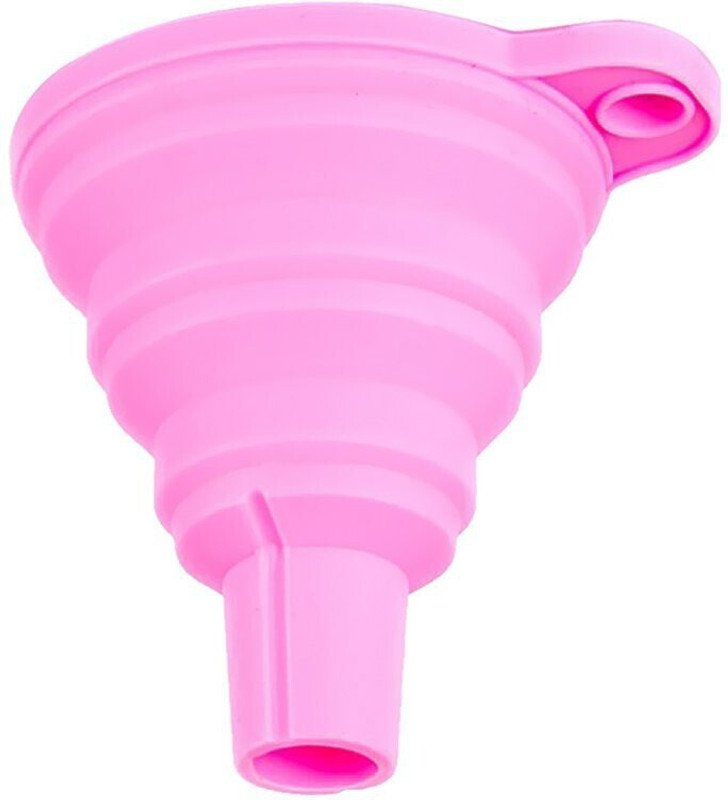 VYOM ENTERPRISES silicon funnel Silicone Funnel(Pink, Pack of 1)