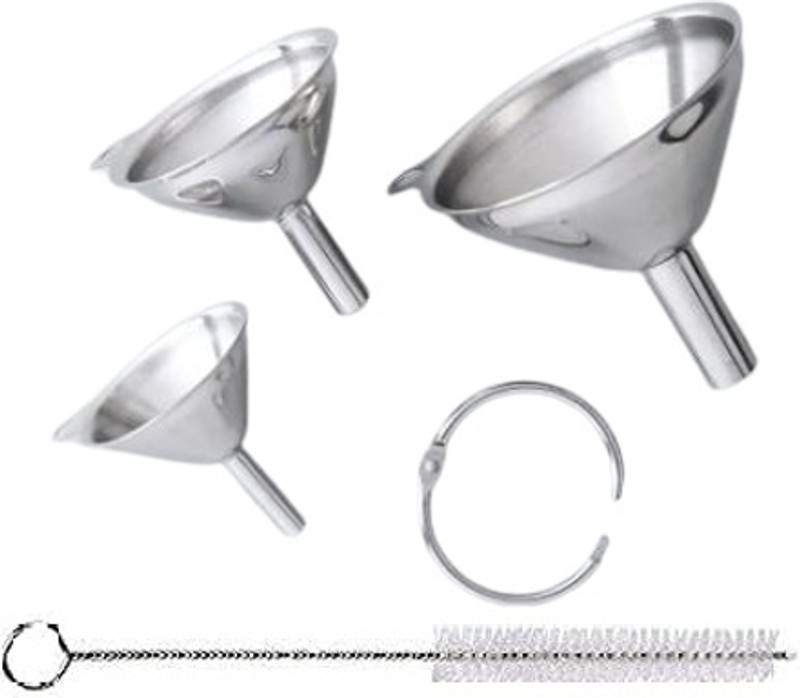SIGNQ Stainless Steel Funnel Set(Steel)