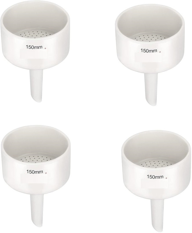 Salco Buchner Funnel 150mm, Porcelain Buchner Filter Funnel OD 12cm for Laboratory Plastic Buchner Funnel(White, Pack of 1)