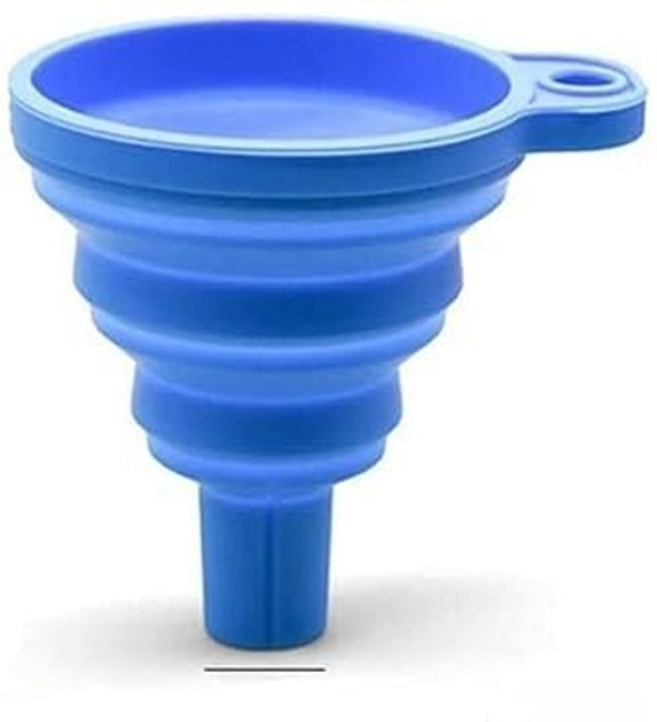 chaina Silicone Funnel(Blue, Pack of 1)