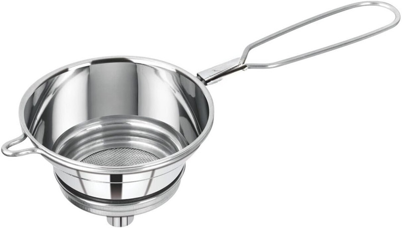 Dherik Tradworld Tea Coffee Strainer Stainless Steel Pouring Funnel Oil Bottle Strainer Strainer(Silver Pack of 1)