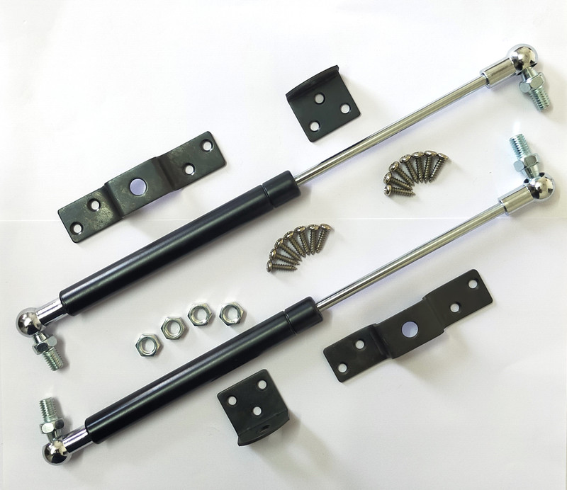 Vmd 12" BLACK (25 KG)Soft Close Gas Spring & hydrolic pump for Cabinet, Bed, Door.. Gas lift Hydraulic(Furniture Accessories, Stainless Steel)