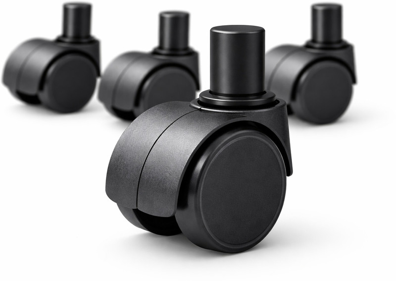 Anrik Air Cooler Wheel 19MM-SET4-360ROT-HEAVYDUTY-CHAIR-FURNITURE-WHEEL-BLACK Appliance Furniture Caster(Pack of4)