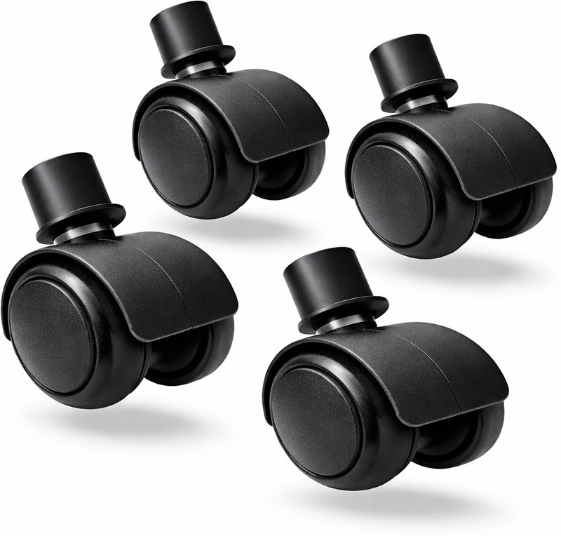Anrik 19mm Cooler Wheel Set of 4 | Heavy Duty Air Cooler Wheels | Smooth 360° Rotation Appliance Furniture Caster(Pack of4)