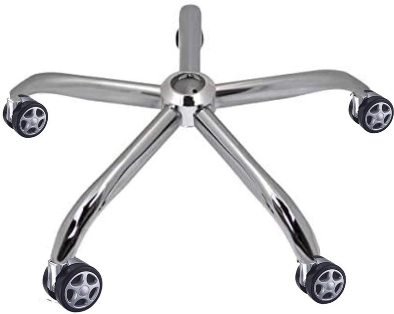P P CHAIR Steel base with alloy wheel (universal size) Fixed Furniture Caster(Pack of1)