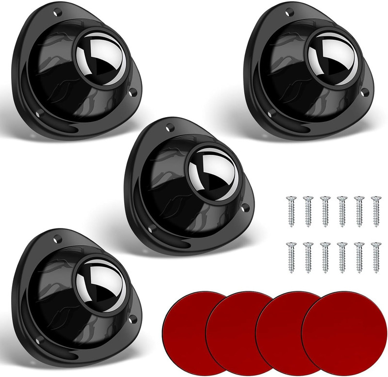 HGC CASTER WHEEL 4 BALL BLACK Appliance Furniture Caster(Pack of1)