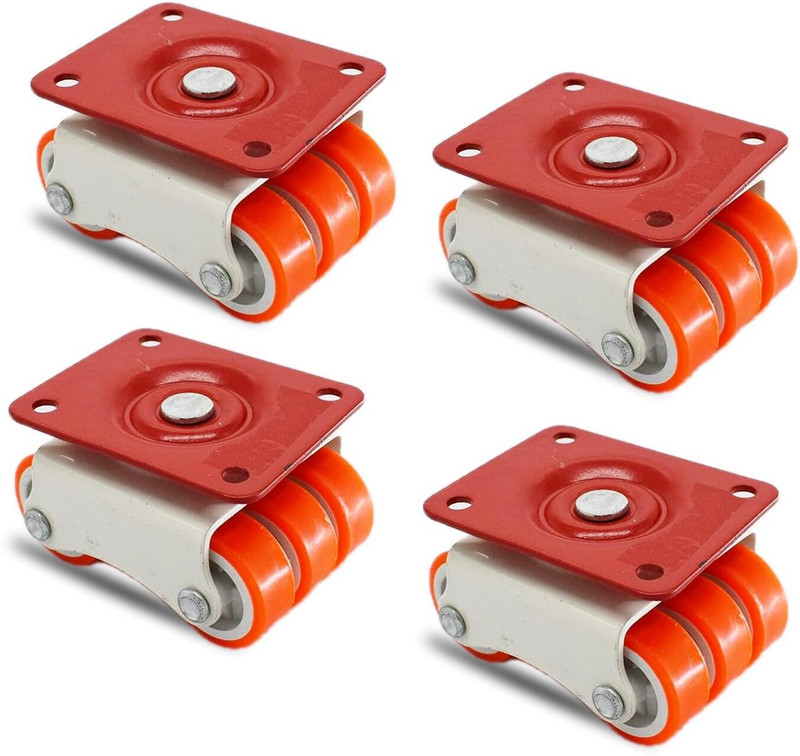 noahark Caster Wheels for Heavy Furnitures Tables Trolleys Sofa etc Load upto 600 kg Swivel Furniture Caster(Pack of4)