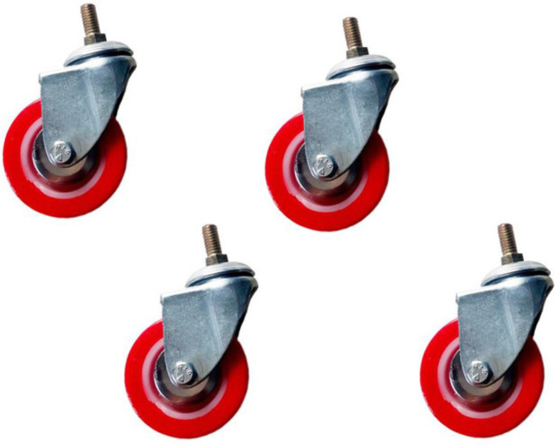 NEOSTAR 2.5 Inch caster wheel For Trolley, Furniture etc. (Multipurpose Use/ Fixed Furniture Caster(Pack of4)