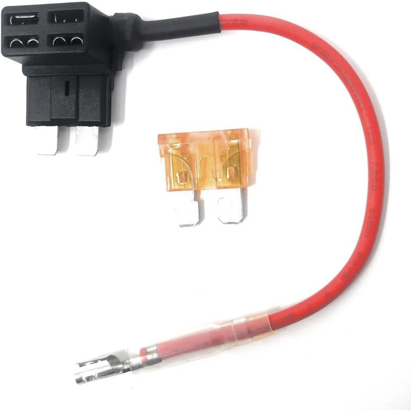 EKIY Fuse Tap Adapter Kit, 12V Standard Add-A-Circuit, Dual Slot Holder for Cars Fuse Replacement Kit(1Pieces)