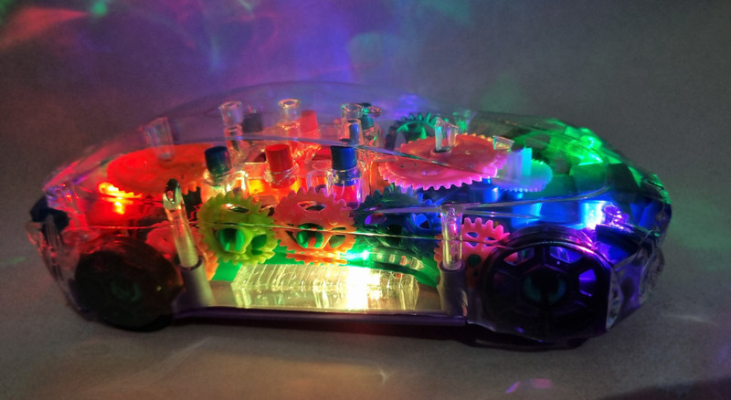 Gome Transparent concept car Transparent concept car Gag Toy(Multicolor)