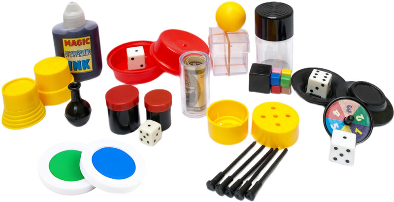 MYSTIFY MAGIK 12 In 1 Magic Tricks Kit for Kids & Beginners - Complete Illusion Set Magic kit Gag Toy(Multicolor)