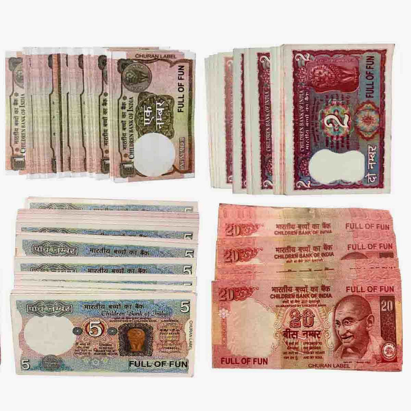 PTCMart Dummy Currency note 50 each 1-2 | 5 Notes 150pcs gag fake notes Gag Toy