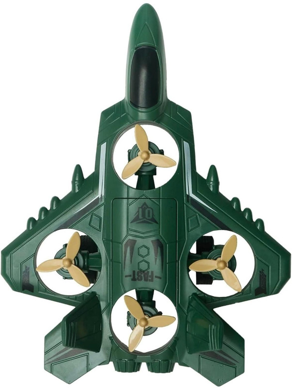 Mountoy store MOUNTOY FRICTION AIRCRAF FOR KIDS Friction Toy Gag Toy(Green)