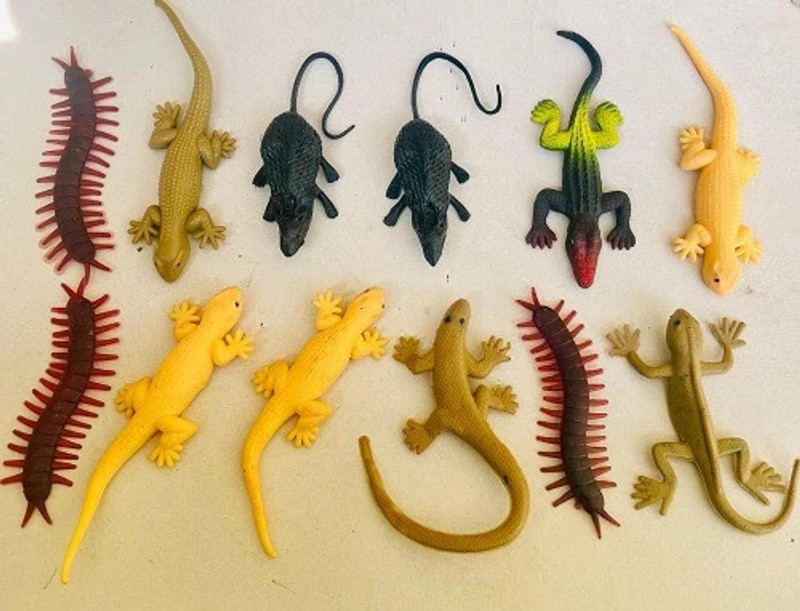 VEDY animal set toys lizard,rat,centipede kankhajura gang gang toys Gag Toy(Multicolor)