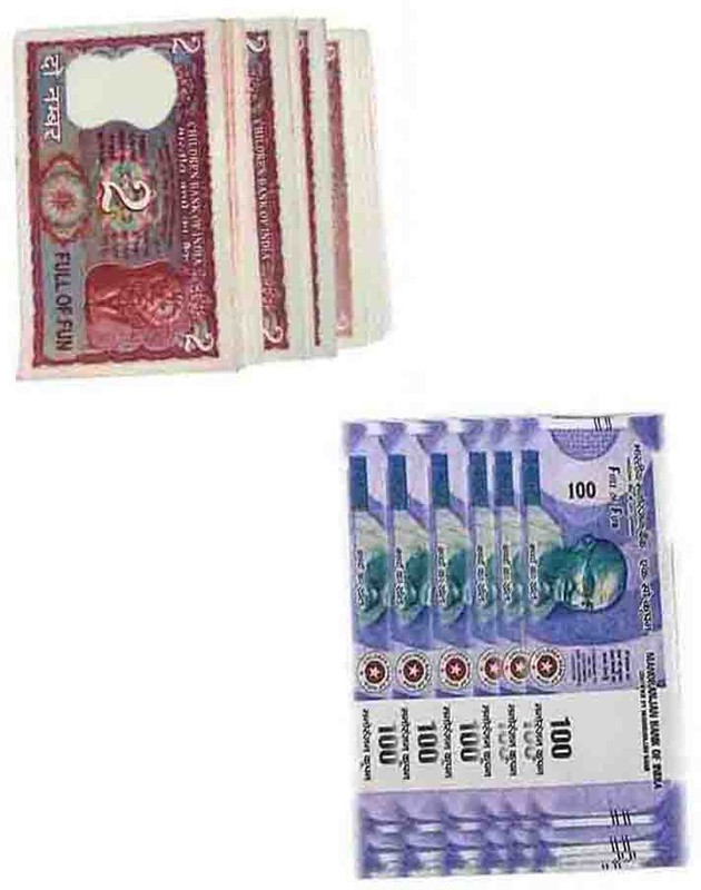 COUNTACH printed Fake India currency look like real money 50Rs,100Rs,200Rs(10 each)30pcs Fake Notes Gag Toy