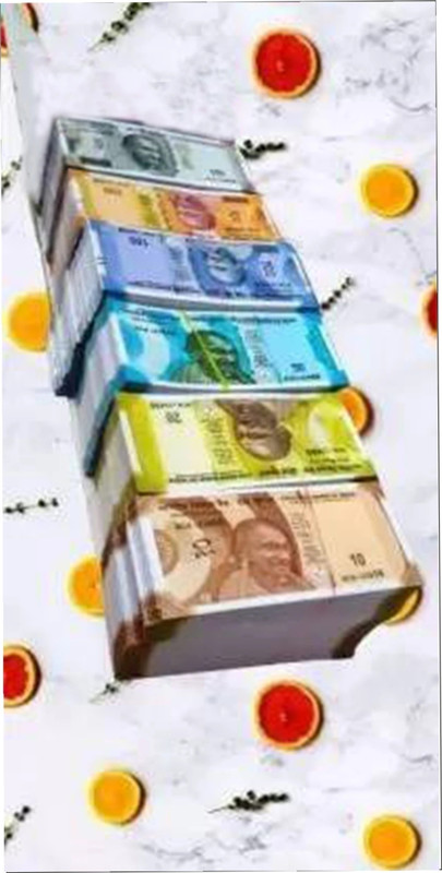 FIER Combo (12Each x 6=72 Nakli ) Playing Indian Currency Notes note Gag Toy(Multicolor)