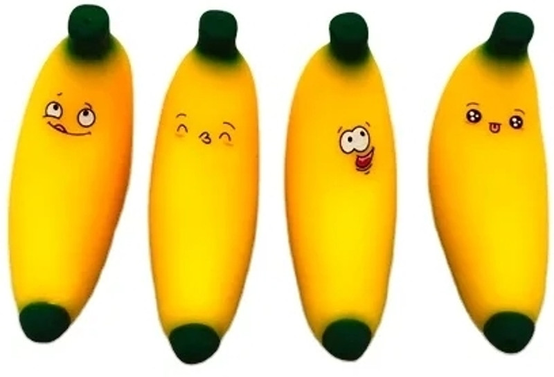 Sawkirp darshraj Stretchy banana Sand filled Squishy and Stretchy banana Stress relief Gag Toy(Yellow)
