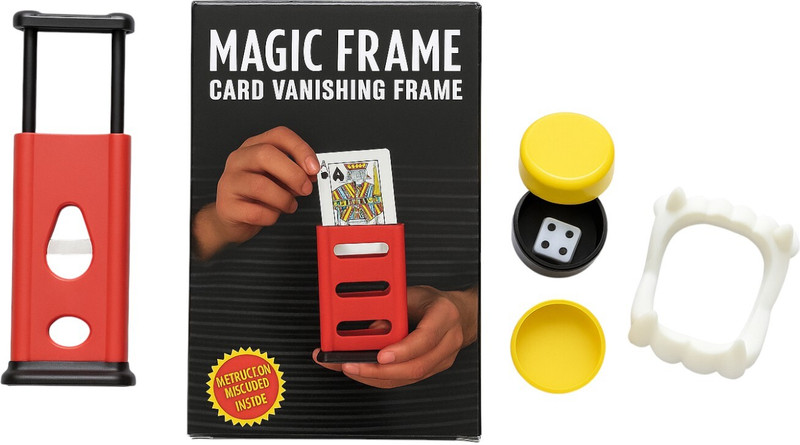 NOWAIT Super Magic Set Amazing Universal finger cutter, magic frame, dice dabi, teeth finger cutter, magic frame, dice dabi, teeth Gag Toy(Multicolor)