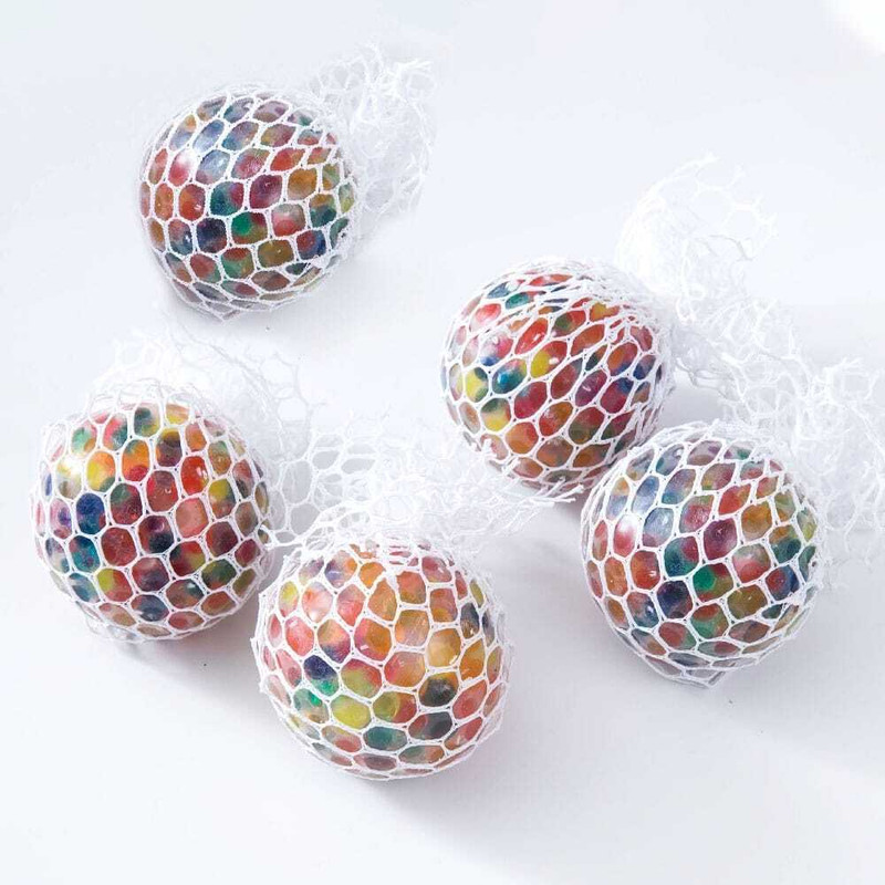 Poohan Squishy Jelly Ball For Kids & Adults | Anti-Stress Ball (Pack of 2) Anti-Stress Ball Gag Toy(Multicolor)
