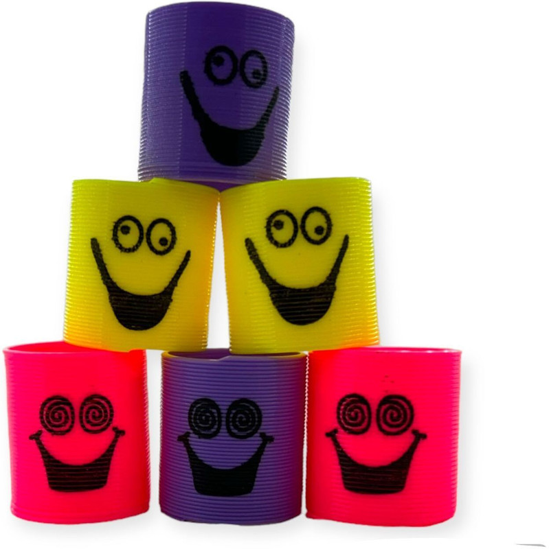 JniL Toy Set Of six Spring Gag Toy Magic Spring Gag Toy(Multicolor)
