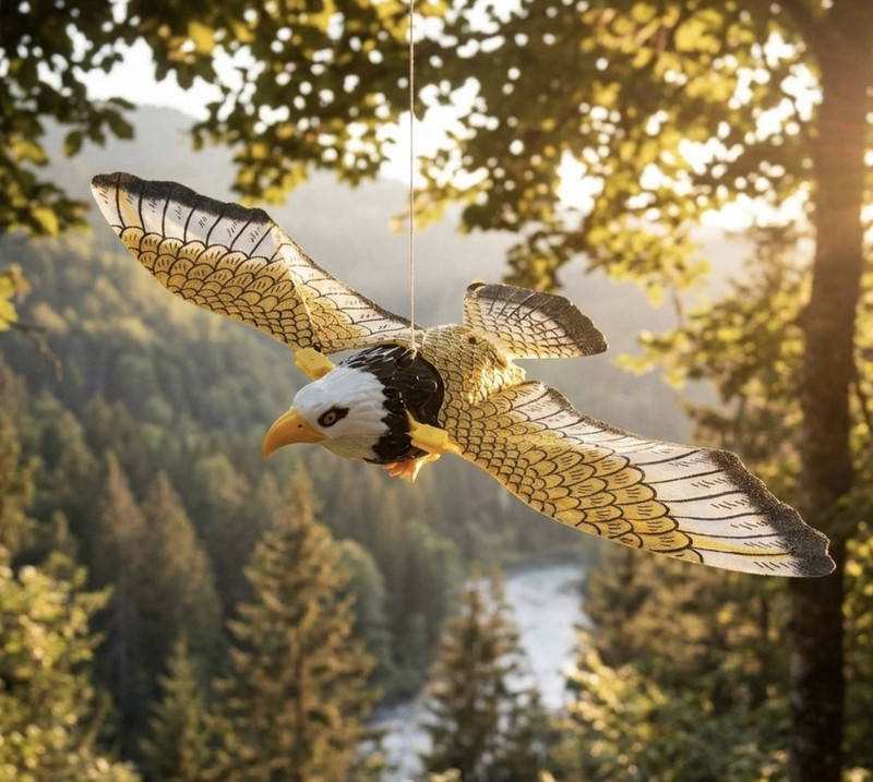 HAPPY CHAPPIE Flying Eagle Toy Sling Hovering Birds Toy Flashing Gift Toy For Kids fly eagle Gag Toy(MUITI COLOURS)