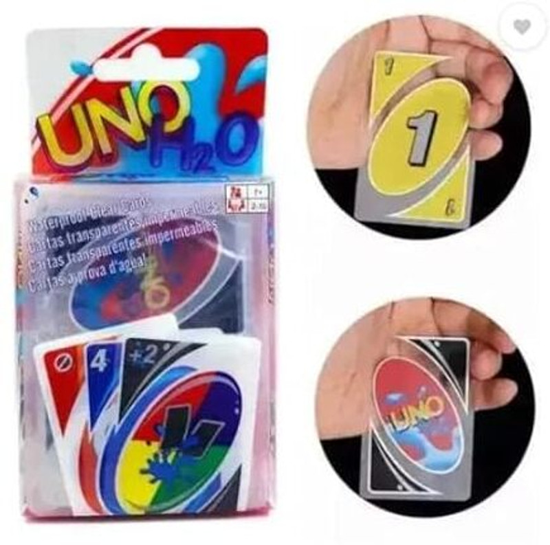 PADMAVATHI ENTERPRISES U N O H20 Watrproof Card Game UNO CARDS Gag Toy