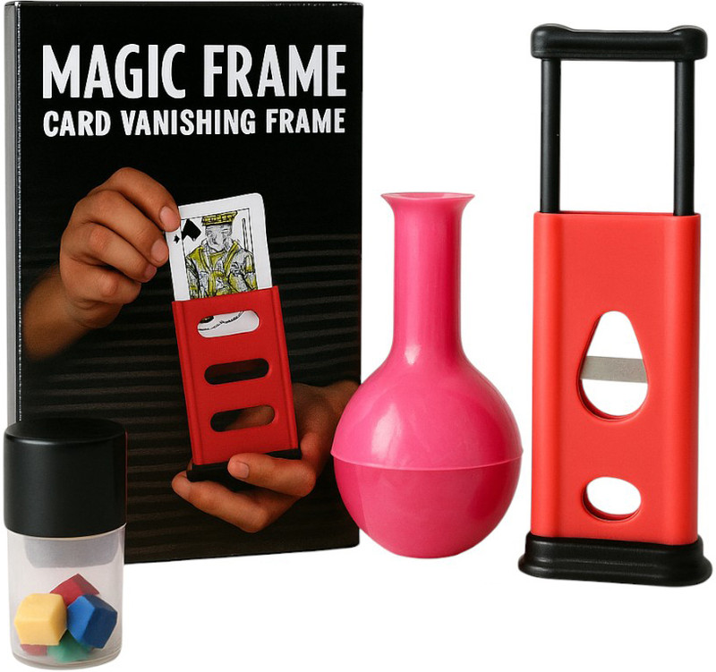 vkmart Royal Wonder Magic Tricks Pack crazy cube dabi, finger cutter, frame, surai crazy cube dabi, finger cutter, magic frame, surai Gag Toy(Multicolor)