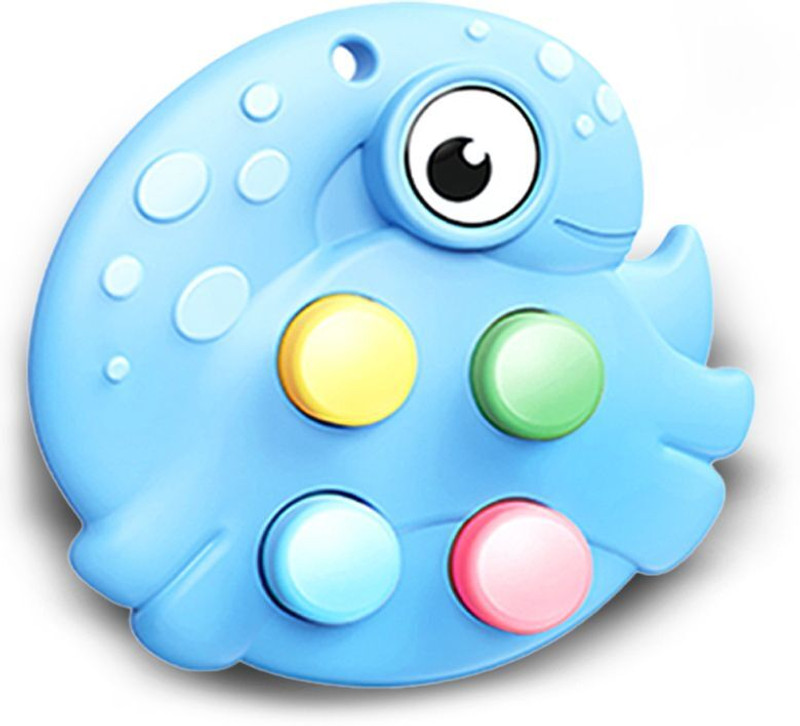 Wembley Push & Pop It Fidget Toy for Kids Sensory Interactive Game Sound Toy (Blue) Fidget Toy Gag Toy