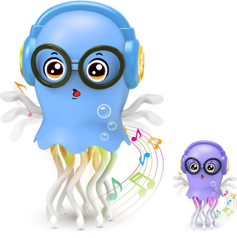 Qruiar Octopus Toy for Kids | Soft Stretchable Squishy Octopus Fidget Toy Jellyfish Toy Gag Toy(Multicolor)