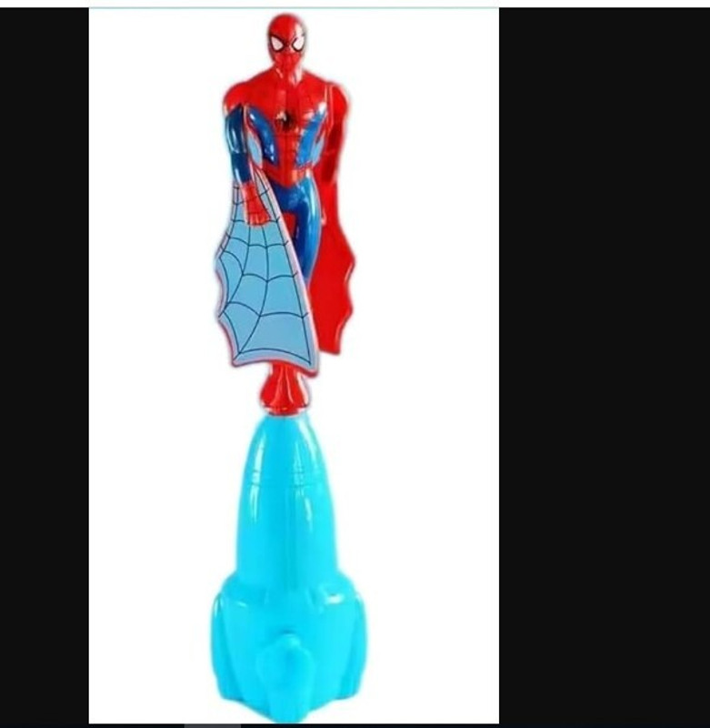 pmh Flying Superhero Action Toy, Hand-Press Launcher, Plastic NA Gag Toy
