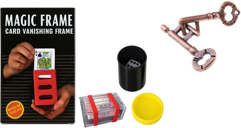 Clubics dice dabi, note box, card stick, key amazing unique Magic combo Gag Toy magic kit Gag Toy