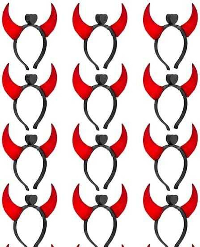 mehrroots International 1 Devil Horns Headband Headband Gag Toy