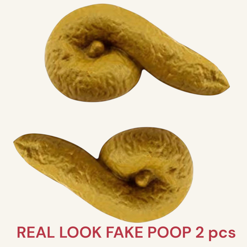 taka saki gag toy fake poop for prank artificial fake poop for kids (1 pcs) fake poop Gag Toy(Brown)