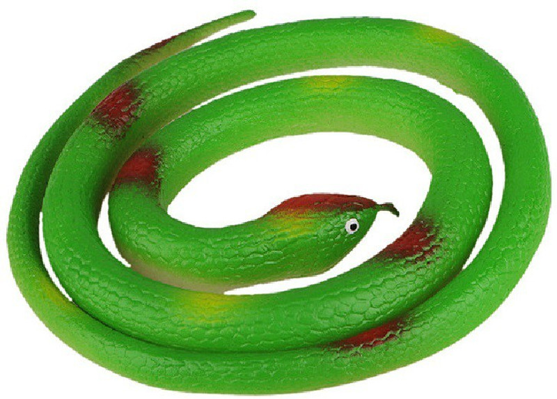 Muren Funny Joke Realistic Fake Green Snake - 1 Pc for Prank Toys Fake Gag Toy Gag Toy(Green)