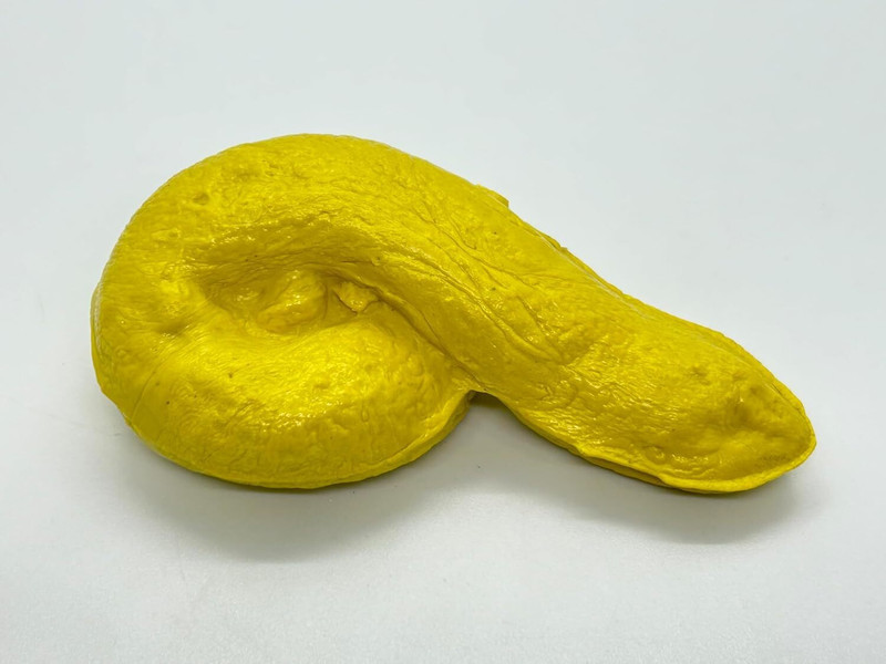 A SARKAR MAGIC SHOP FAKE POOP GAG TOY / FAKE POTTY PRANK TOY GAG TOY Gag Toy(Yellow)