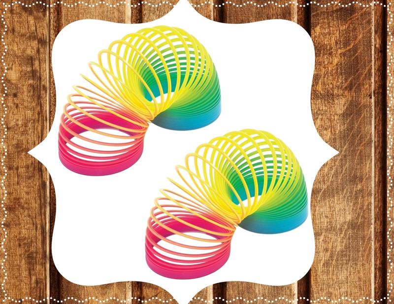 Shivsoft Rainbow Spring Magic Spring Gag Toy for kids (Packof 2pcs)-L322 Slinky Magic Spring Gag Toy