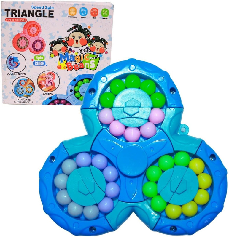 Zinbel Puzzle Spinner Fidget Spinner Gag Toy(Multicolor)