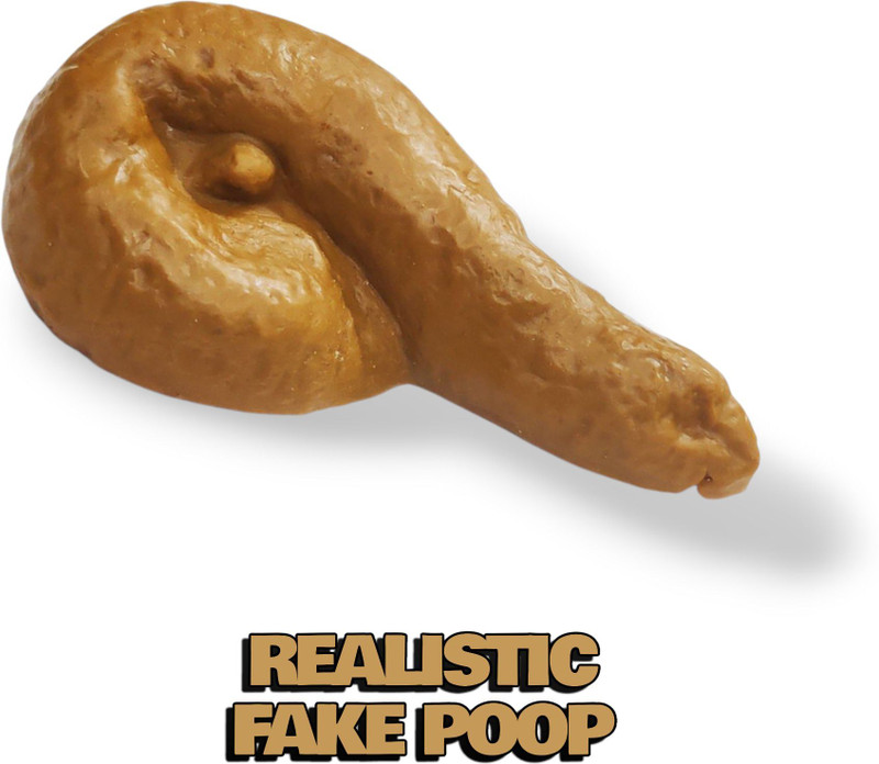 taka saki Fake Poop Gag Toy Realistic Fake Potty Prank Artificial Poop fake poop Gag Toy(Brown)