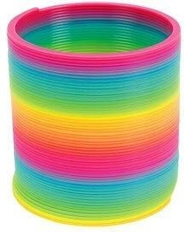 DDTOYS Box Packing Premium Quality Rainbow Spring, (Multicolor)( Buy1 Get 1 Free) Gag Toy Gag Toy(Multicolor)