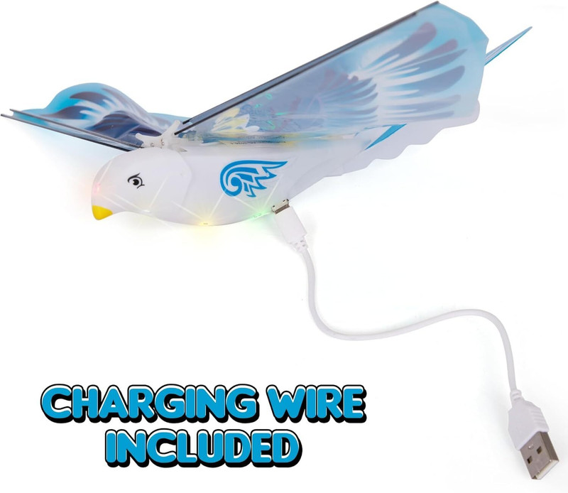 Taabar Hand Launch Flying Bird Toy for Kids | Rechargeable Bird Glider Toy for kids Flying Bird Toy Gag Toy(Multicolor)