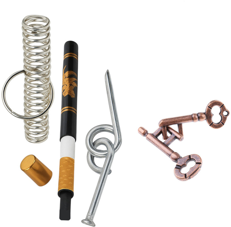 PTCMart amazing spring, keel, cigarette, key unique Magic combo Gag Toy magic kit Gag Toy