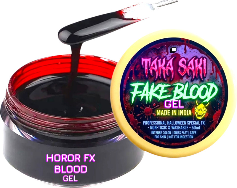 taka saki Makeup Fake Blood for prank Movies Prank & Cosplay fake blood toy Gag Toy(Red)