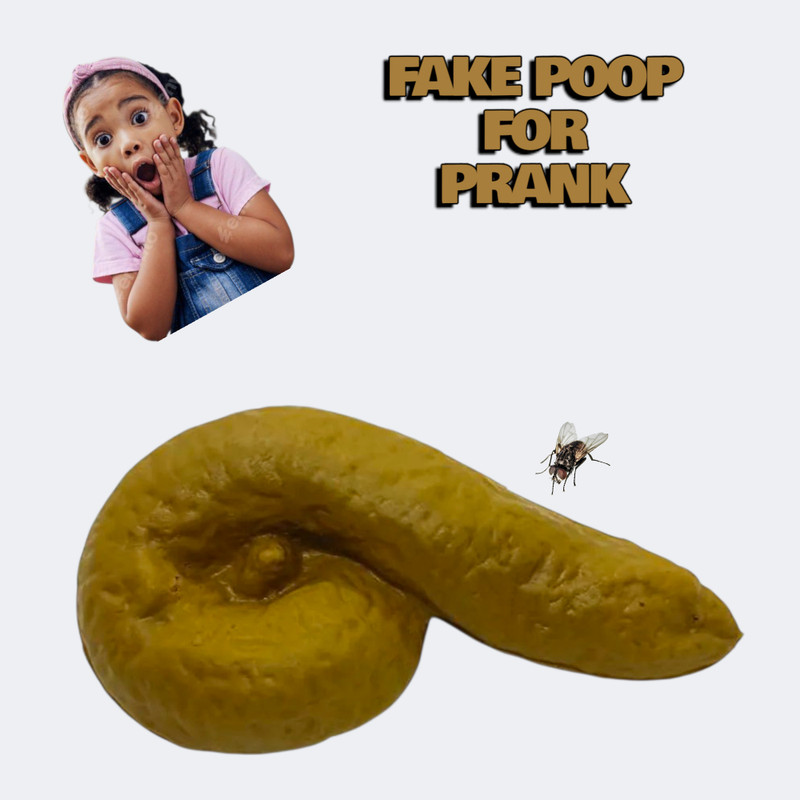 taka saki fake prank poop potty rubber toy plastic poop Gag Toy(Brown)