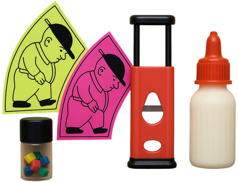 vkmart Premium Magic Tricks Fun Box small big man, crazy cube dabi, finger cutter, keel small big man, crazy cube dabi, finger cutter, keel Gag Toy(Multicolor)